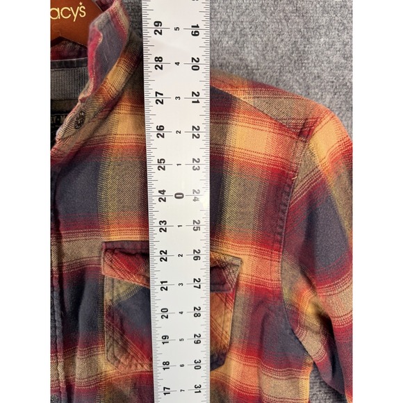 Lot 3 Grizzly Mtn Fleece Lined Plaid Flannel Snap Shirts - 2XL Red/Black + 2XL - Picture 12 of 16